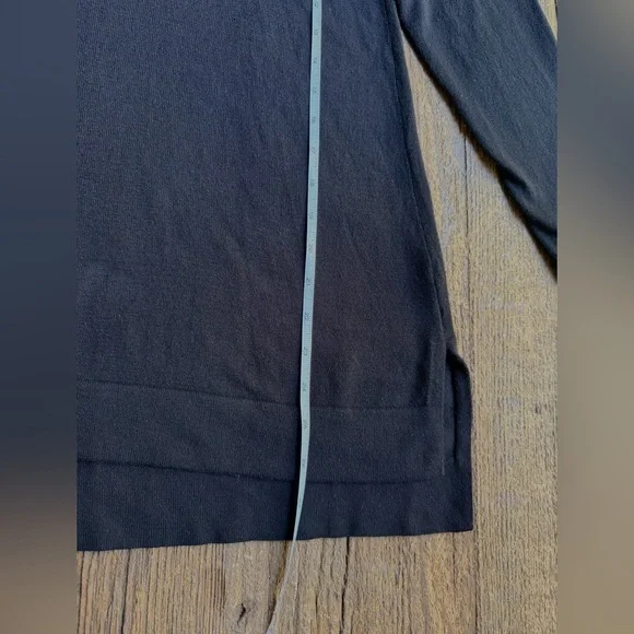J.Jill Black Cowlneck Tunic Sweater Size M - Picture 6 of 8